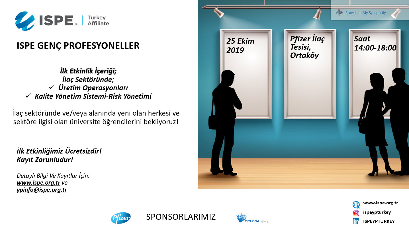 “İlaç Sektöründe Genç Profesyoneller İçin “Üretim Operasyonları ve Kalite Yönetim Sistemi-Risk Yönetimi” Eğitimi